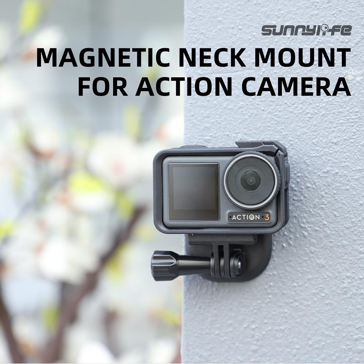 Neck Phone Action Camera Holder - Magnetic Wearable 7