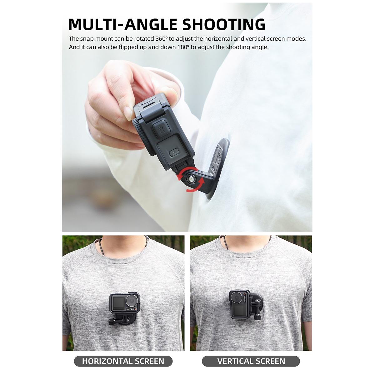 Neck Phone Action Camera Holder - Magnetic Wearable 10