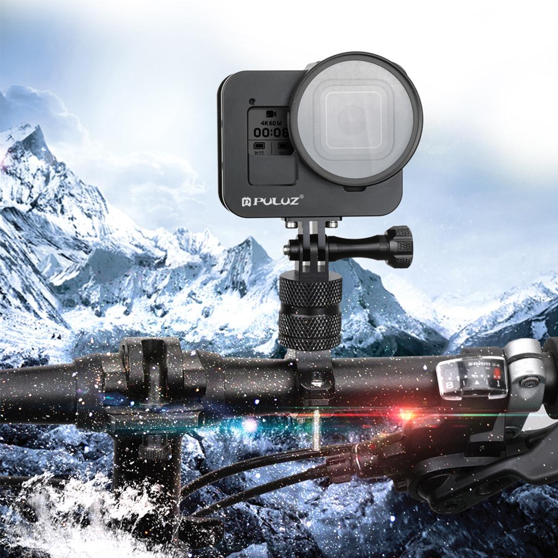 Aluminum Alloy Protective Cage with Insurance Frame and 52mm Uv Lens for Gopro Hero8 11