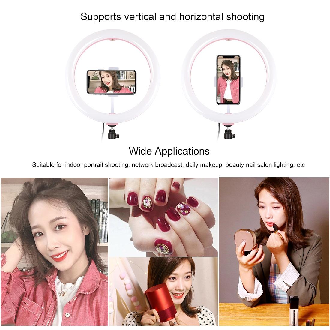 11.8 Dual-temp Led Ring Light with Tripod & Remote - Black 3