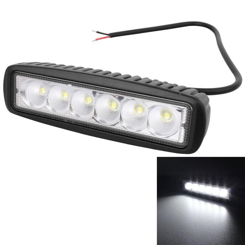 18W Epistar 6 Led Car Work Lamp Bar Light Waterproof Ip67 Dc 10 - 30V - 1440Lm 4