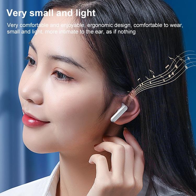 Wireless Bluetooth Earphones with Charging Case - V9 Mirror Noodle - Black 8