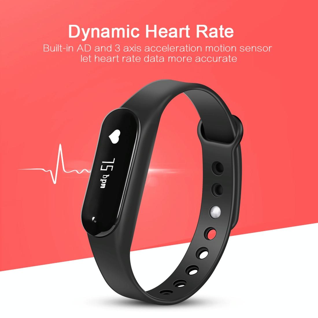 Bluetooth Smart Bracelet With Heart Rate Monitor And Sleep Tracker - Black 7