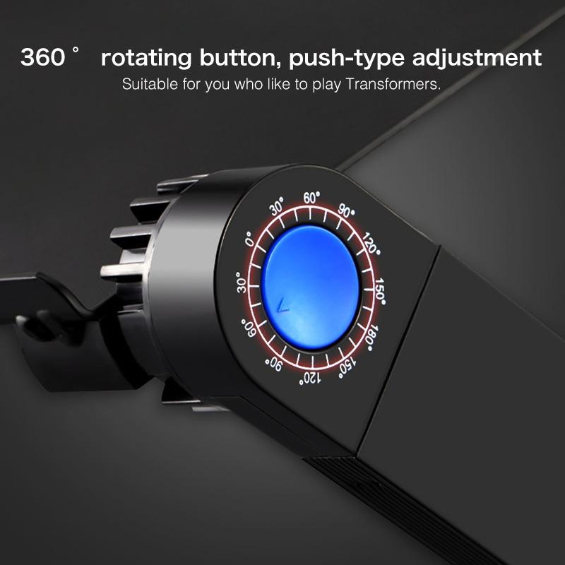 Adjustable Foldable Laptop Stand with Fans & Mouse Pad - Portable Aluminum - Black 12