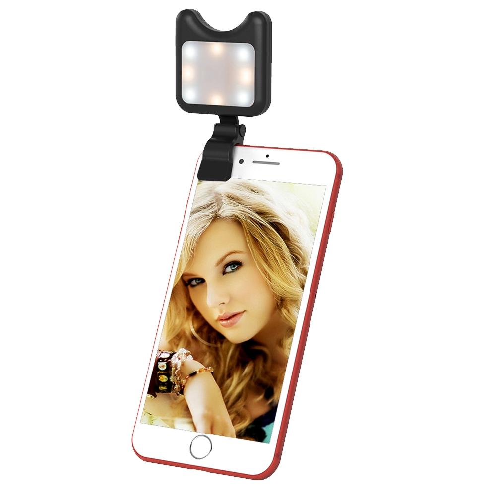 Universal Phone Camera Lens with Selfie Led Light for Smartphones 3