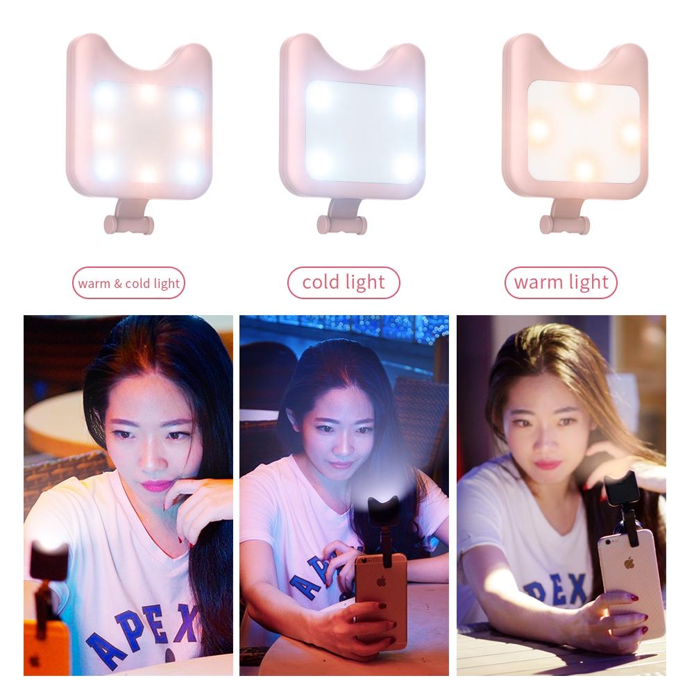 Universal Phone Camera Lens with Selfie Led Light for Smartphones 10