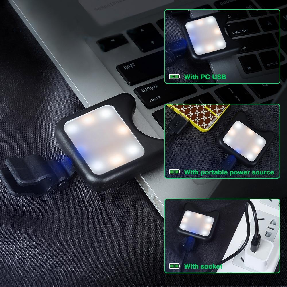 Universal Phone Camera Lens with Selfie Led Light for Smartphones 11