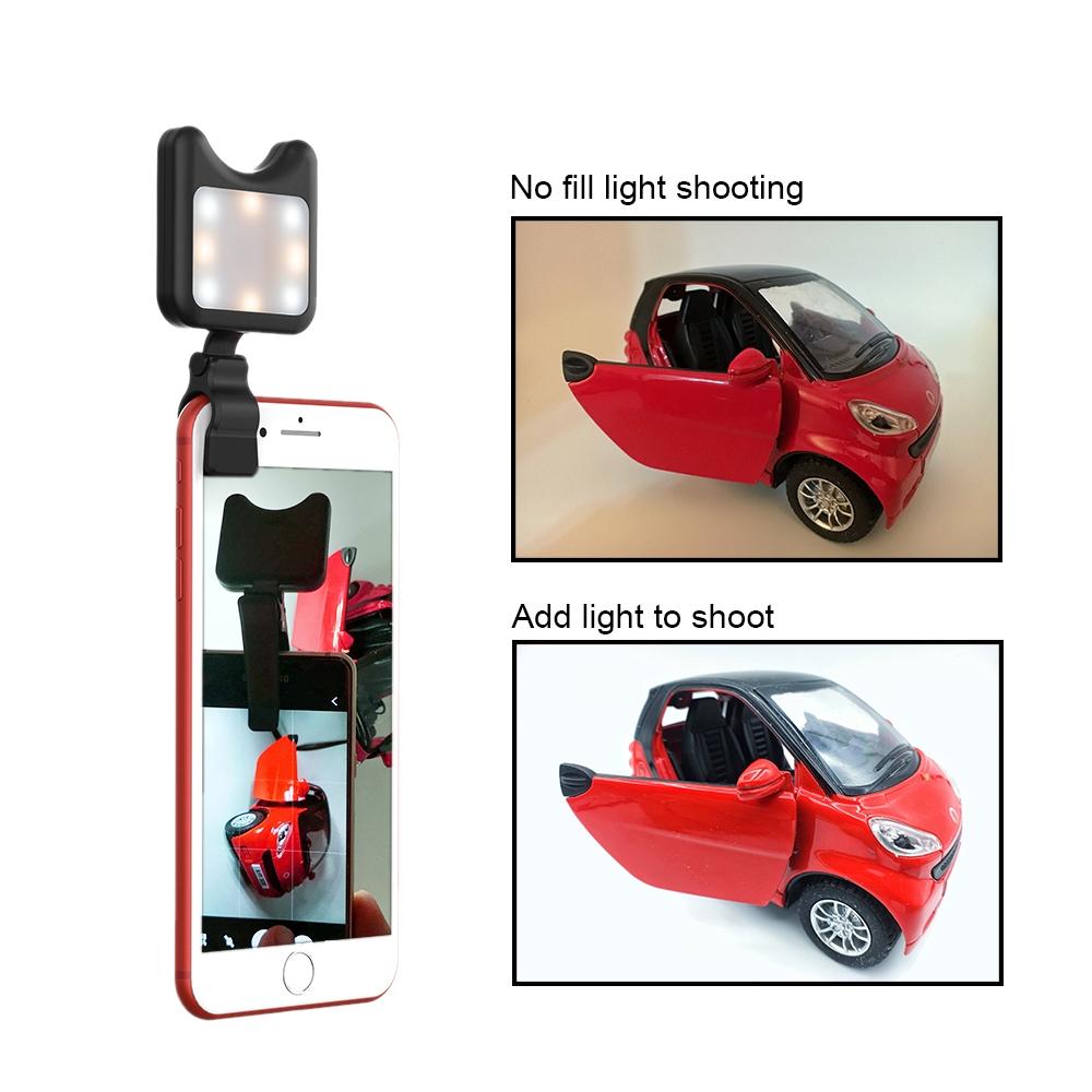 Universal Phone Camera Lens with Selfie Led Light for Smartphones 12