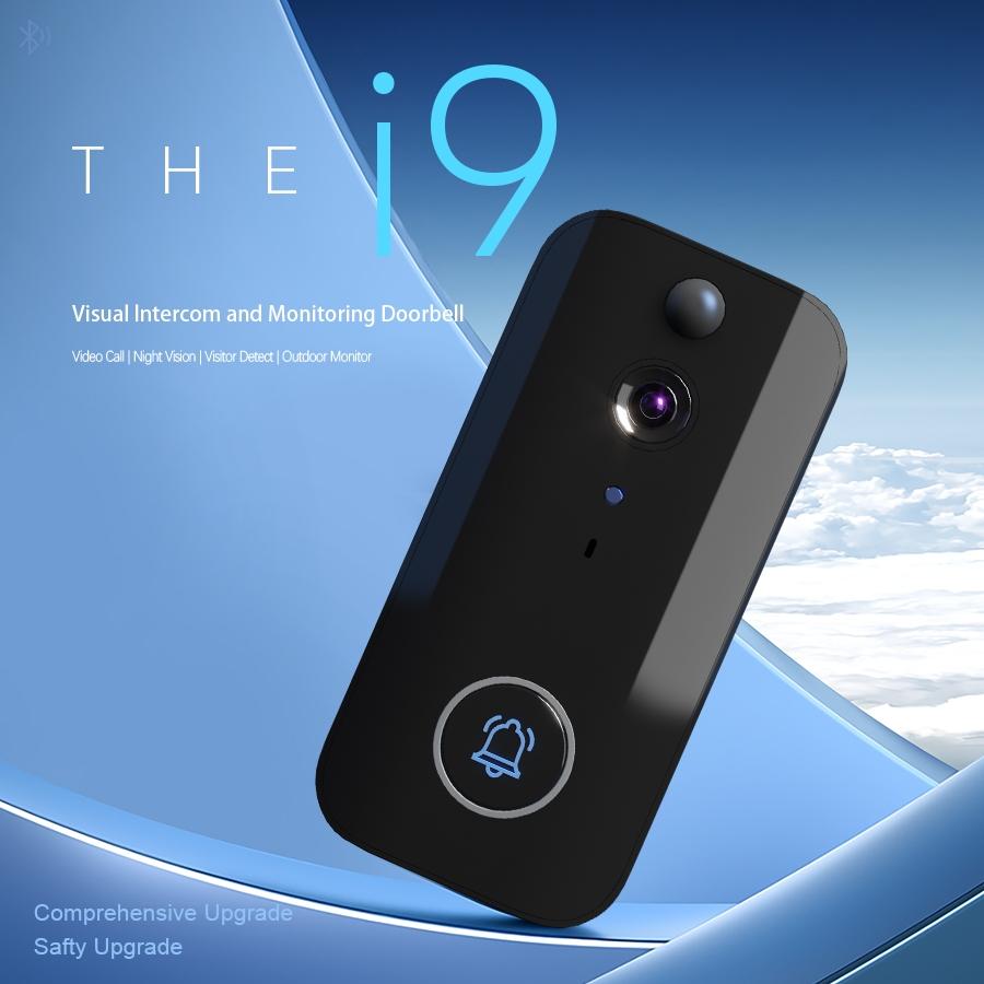 Wireless Doorbell Camera With Night Vision And Motion Detection - Black 7