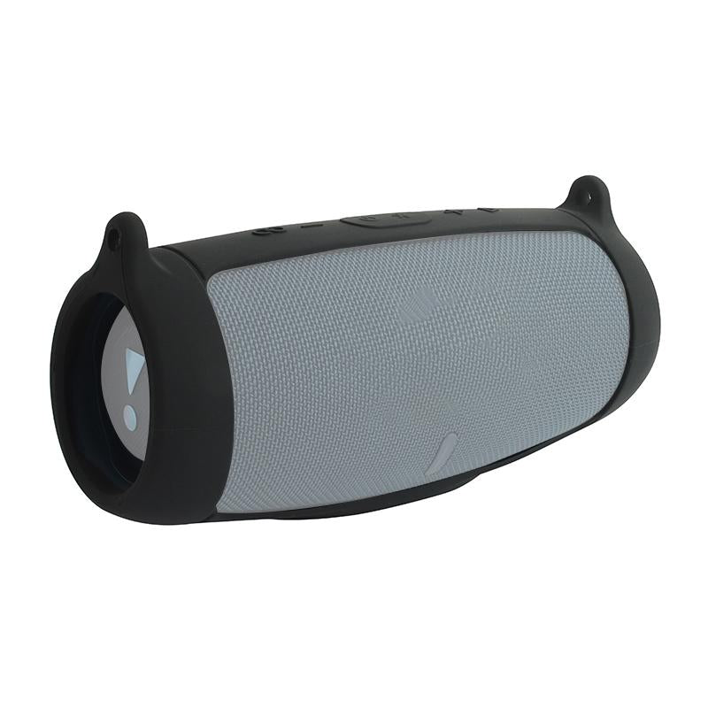 Portable Silicone Speaker Cover with Shoulder Strap & Carabiner for Jbl Charge 5 - Black 7