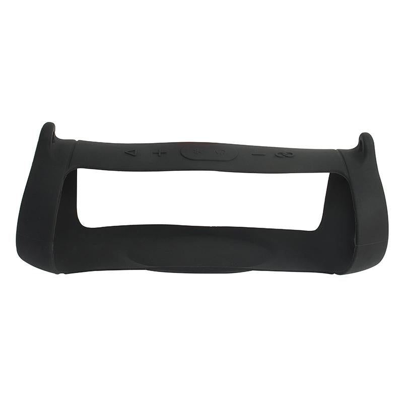 Portable Silicone Speaker Cover with Shoulder Strap & Carabiner for Jbl Charge 5 - Black 8