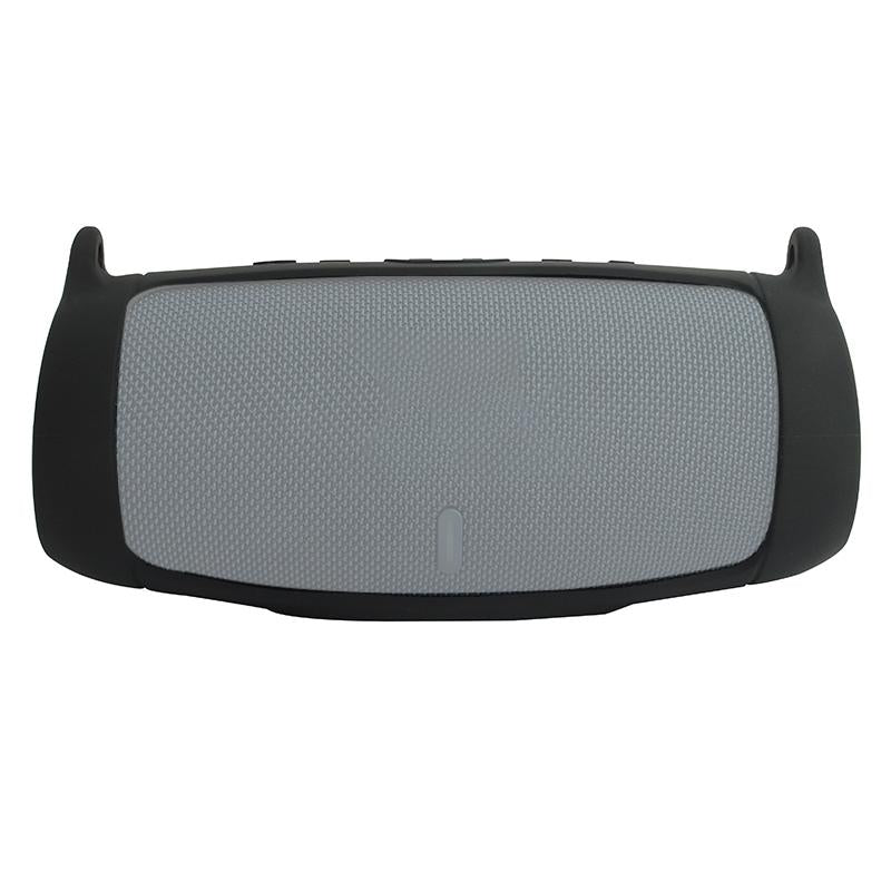 Portable Silicone Speaker Cover with Shoulder Strap & Carabiner for Jbl Charge 5 - Black 9