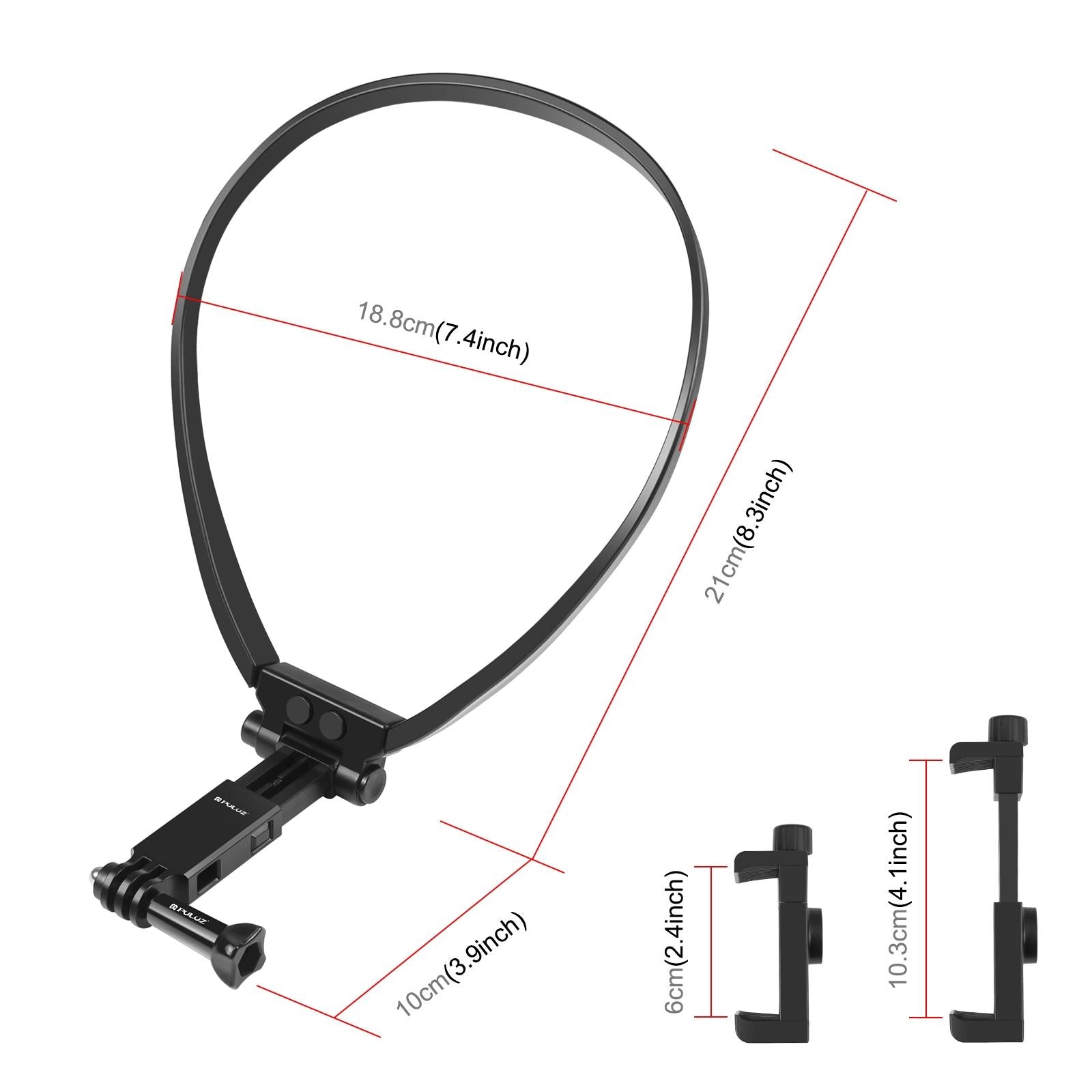 Flexible Neck Mount for Gopro and Smartphones - Adjustable 4