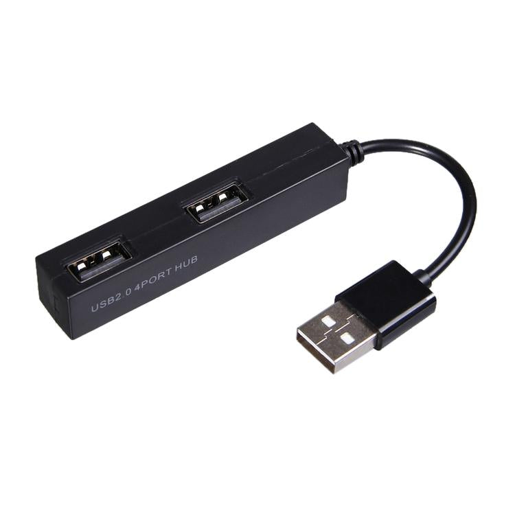 Portable 4-Port Usb 2.0 Hub High Speed 480Mbps 3
