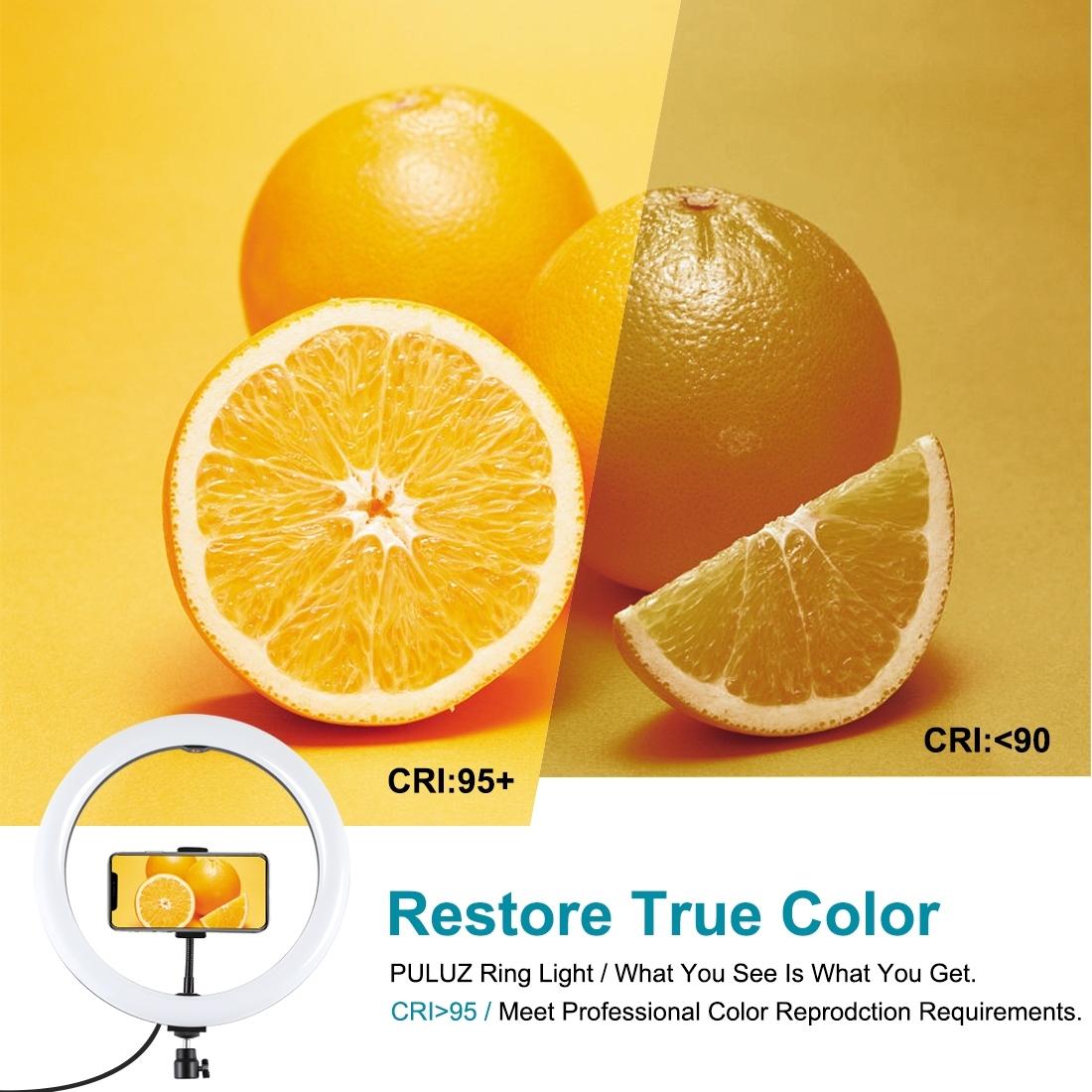11.8 Led Ring Light with Tripod and Phone Clamp - 3 Modes Dual Colour Temperature Curved Surface - Black 9