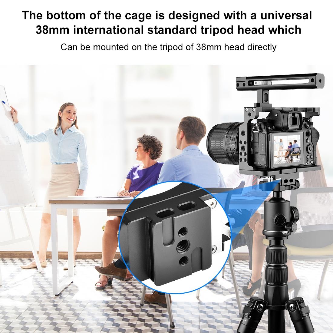 Filmmaking Rig With Handle For Nikon Z6 / Z7 - Black Cage 6