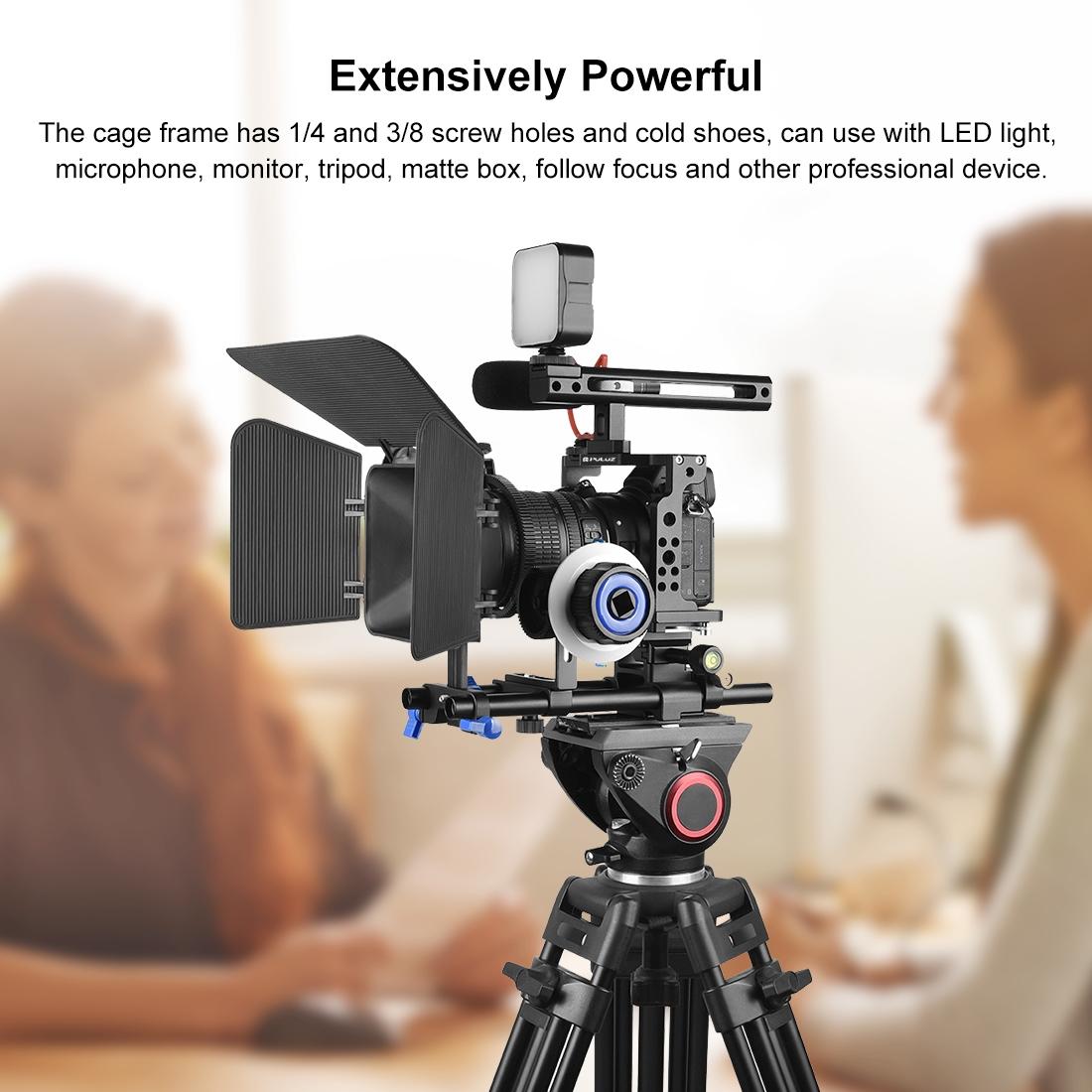 Filmmaking Rig With Handle For Nikon Z6 / Z7 - Black Cage 7