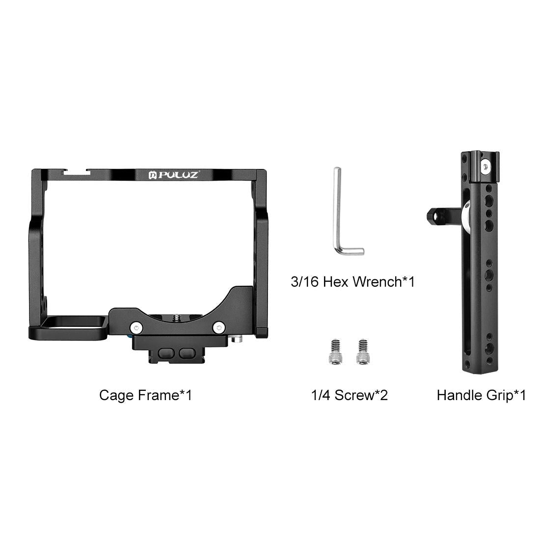 Filmmaking Rig With Handle For Nikon Z6 / Z7 - Black Cage 9