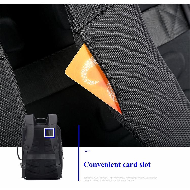 Large Capacity Business Laptop Backpack with Usb Port - Breathable & Stylish Black 30x12x44cm 12