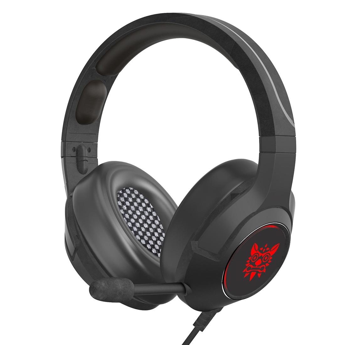 Adjustable Rgb Gaming Headset With Mic Black 3