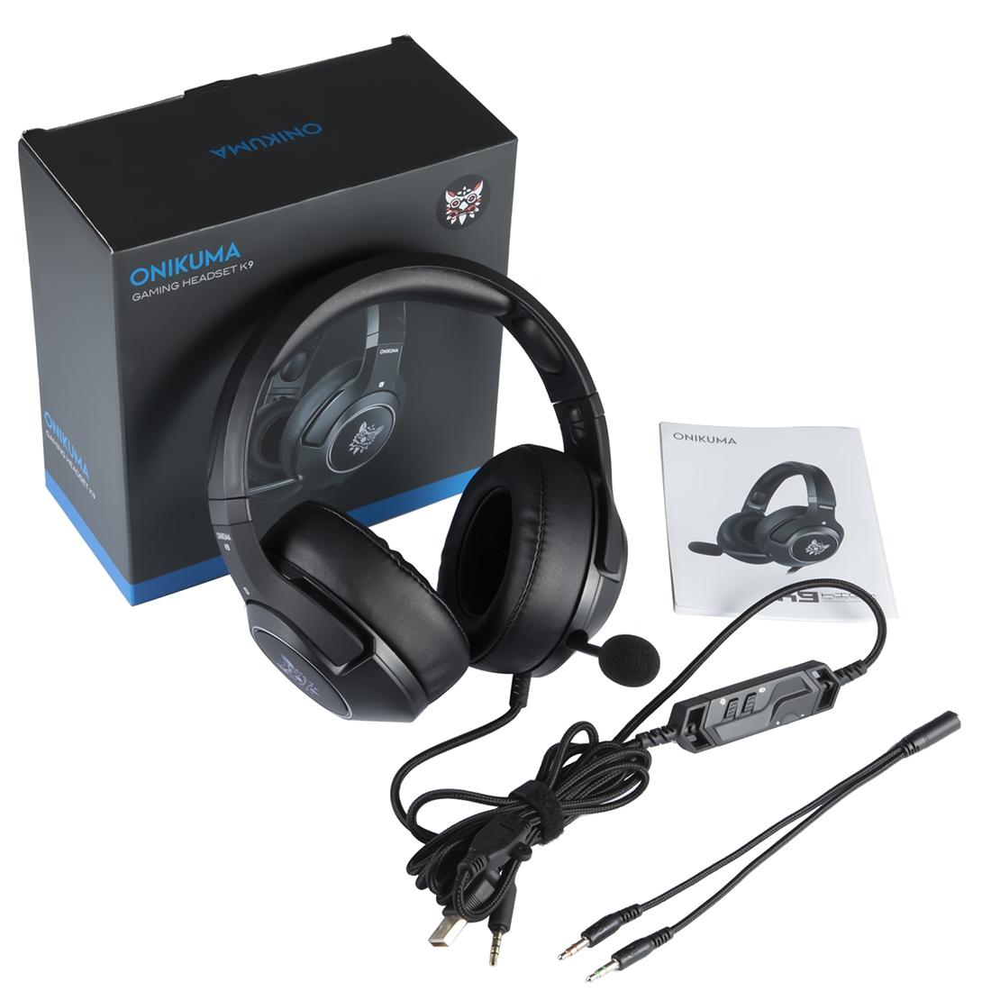 Adjustable Rgb Gaming Headset With Mic Black 8