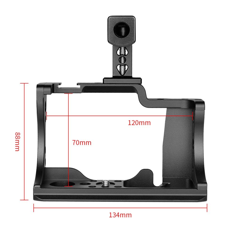 Video Camera Cage Stabilizer With Handle For Canon Eos M50 - Black 14