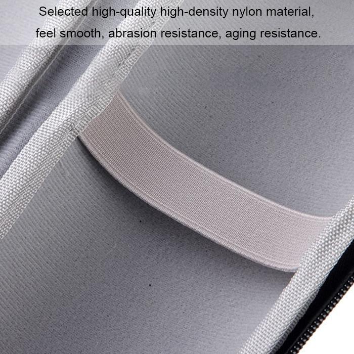 Portable Zipper Case for Jbl Charge 3 Speaker - Black Leather 7
