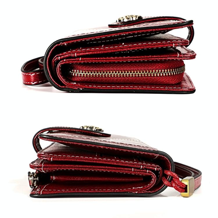 3556 Large Capacity Long Multi-function Anti-magnetic Rfid Wallet Clutch for Women with Card Slots - Black 6