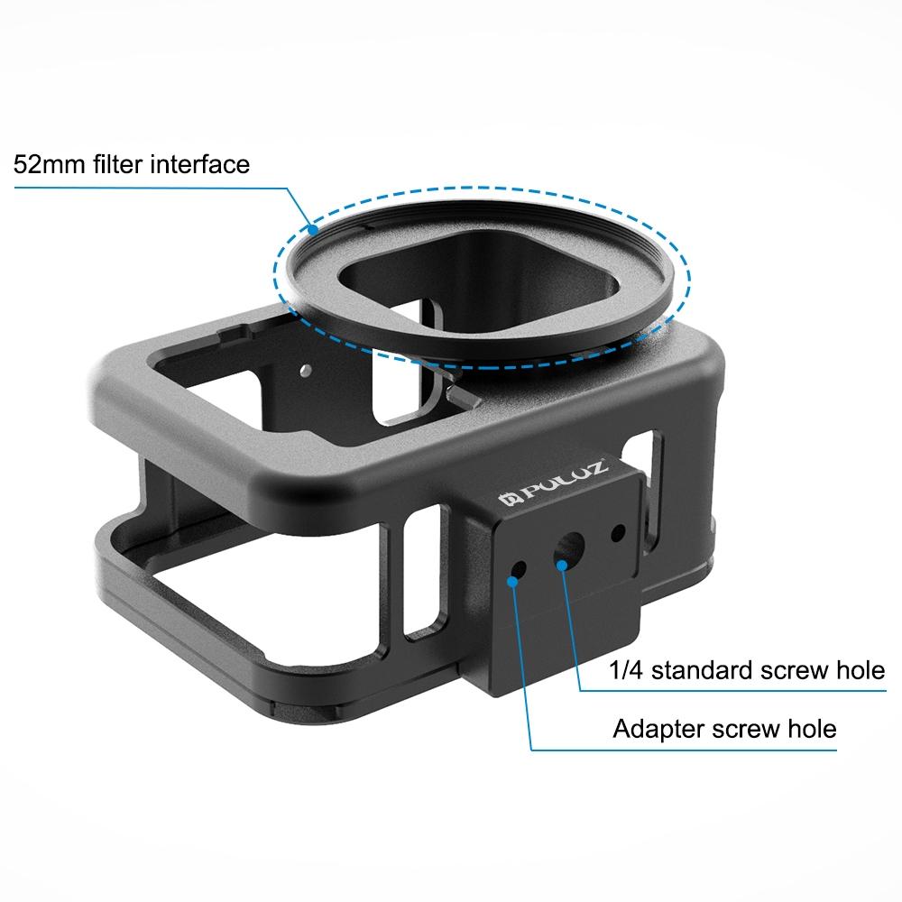 Aluminum Protective Cage for Gopro Hero with Uv Lens and Insurance Frame 3