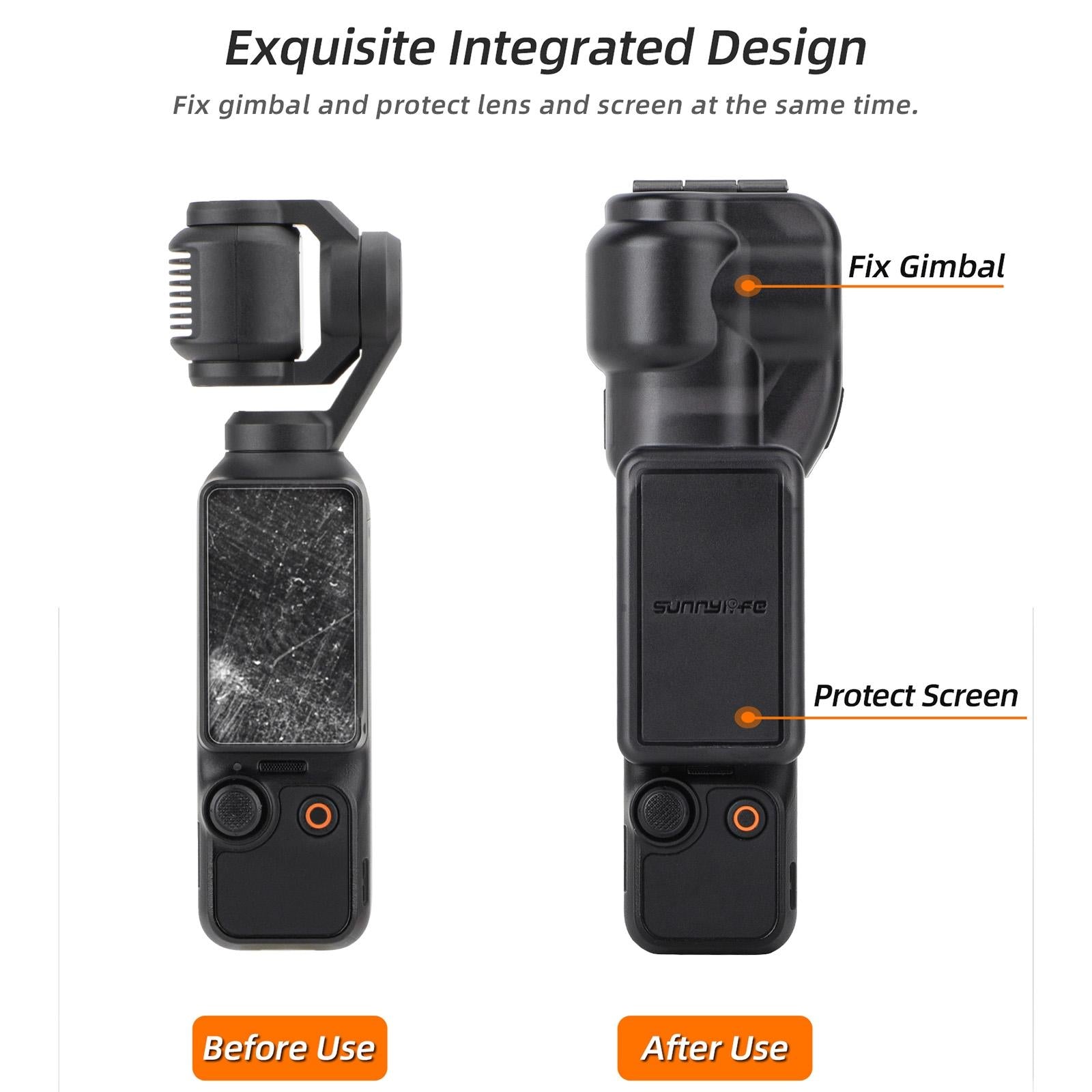 Protective Gimbal Cover for Dji Pocket 3 - Integrated Design 4