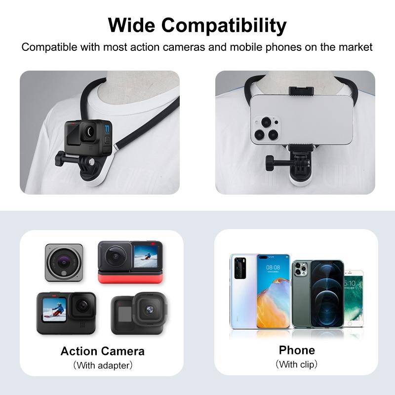 Universal Magnetic Collar Mount for Gopro and Phones 6