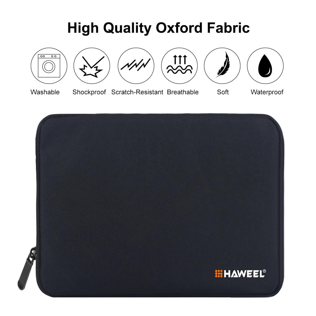 Zipper Sleeve Briefcase for Ipad Pro 9.7 and Other Tablets - Black 3