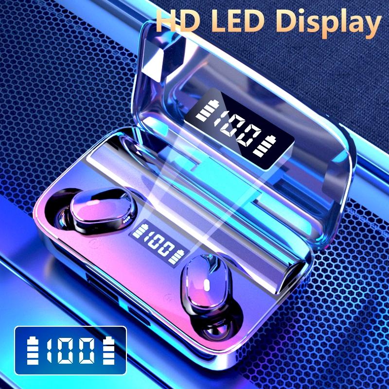 Wireless Earbuds with Noise Cancellation & Magnetic Charging - Led Display 10