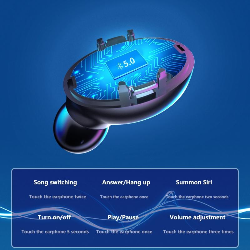 Wireless Earbuds with Noise Cancellation & Magnetic Charging - Led Display 12