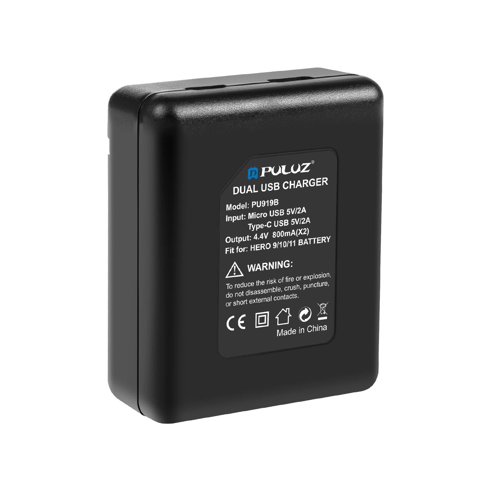 Dual Usb Charger for Gopro Hero 9 / 10 / 11 / 12 - Dual Batteries 4
