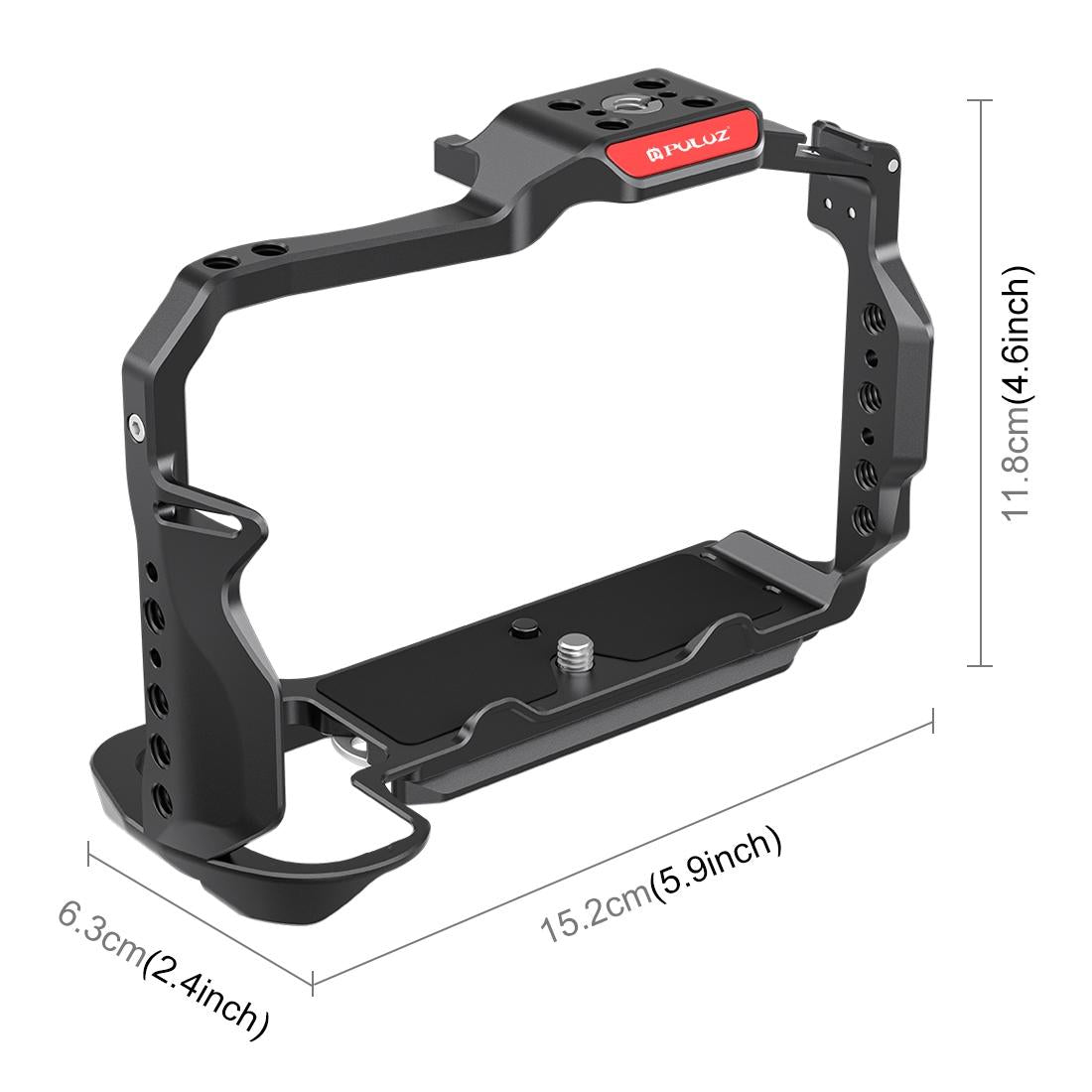 Metal Camera Cage For Nikon Z6Iii / Z6Ii - Stabilizer Rig Black 3