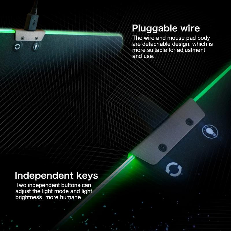 Rgb Gaming Mouse Pad Black 6