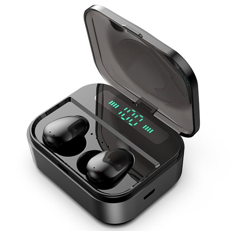 Wireless Stereo Bluetooth Headset with Charging Case and Digital Display - X7 Tws V5.0 - Black 13