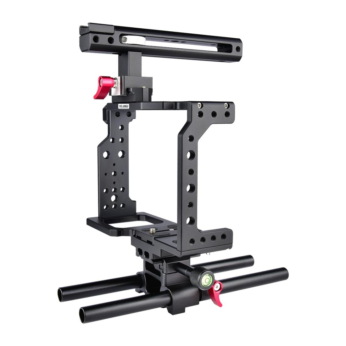 Video Camera Cage Stabilizer - Black Handle 3