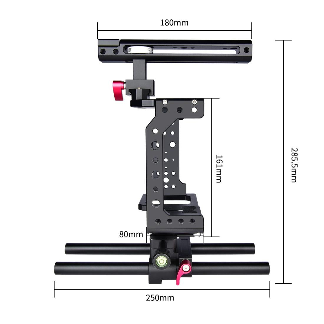 Video Camera Cage Stabilizer - Black Handle 14