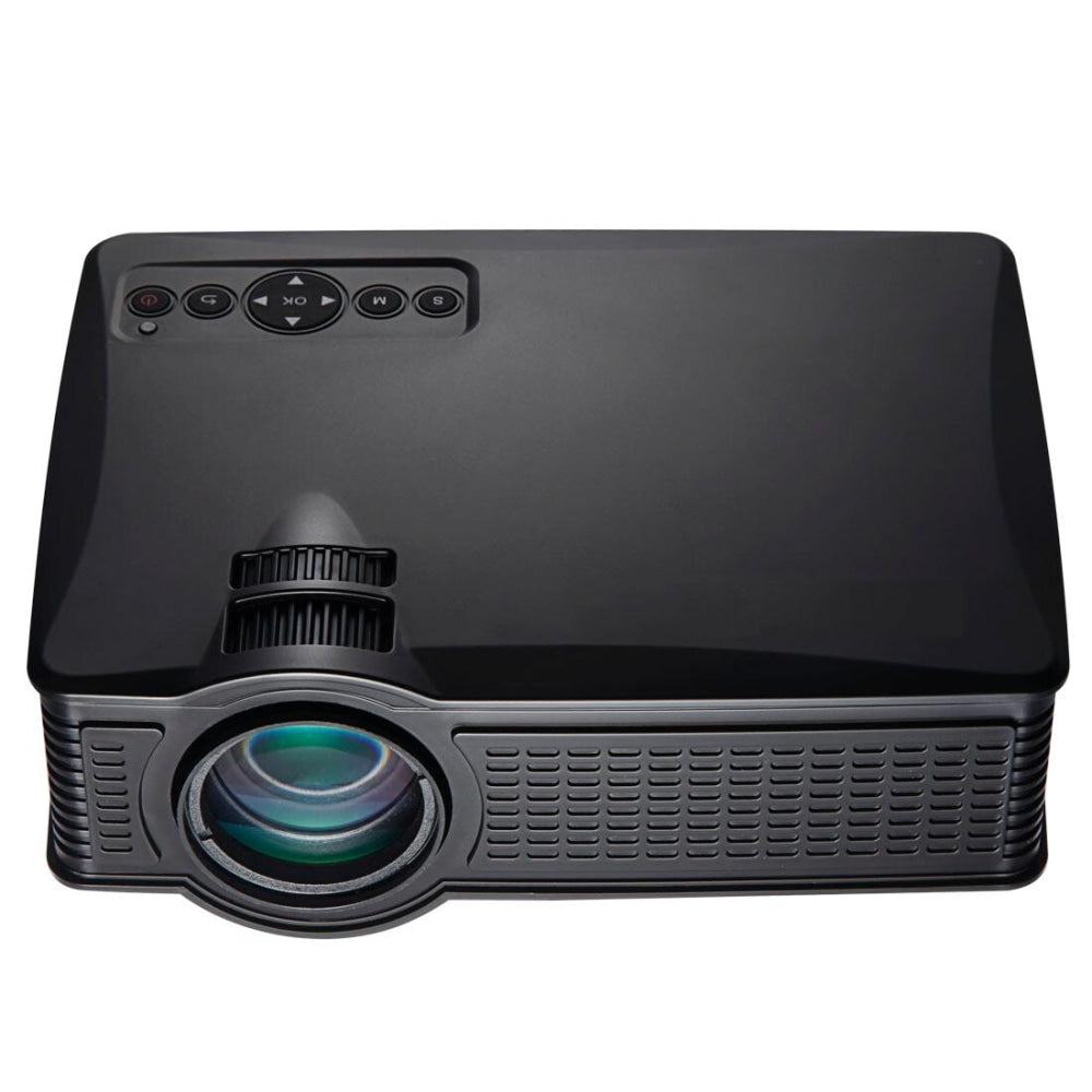 1800 Lumens Home Theater Projector With Remote - Supports Av Usb Vga Hdmi - Black 4