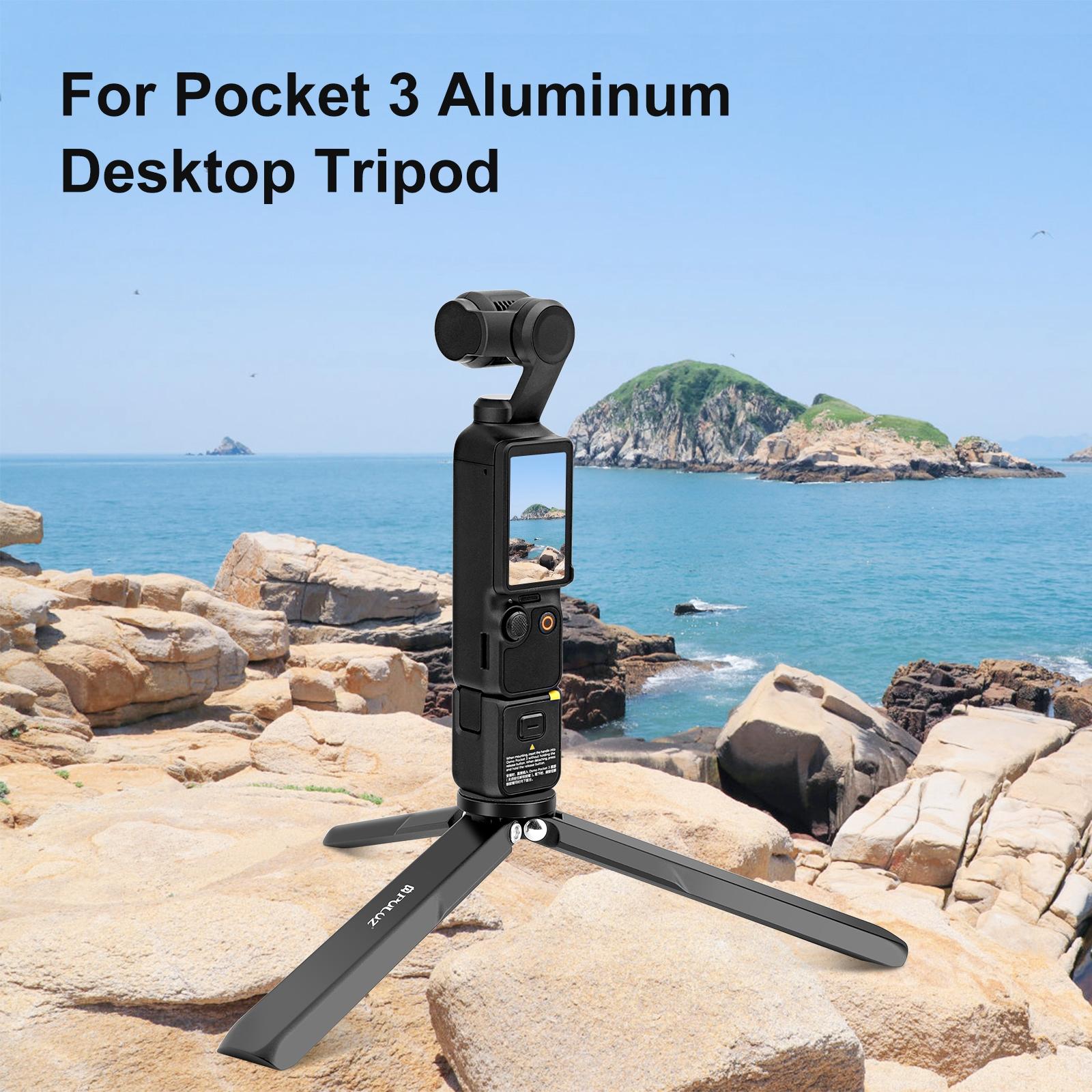 Lightweight Tripod for Dji Pocket 3 and Insta360 X4 - Aluminum Alloy 3