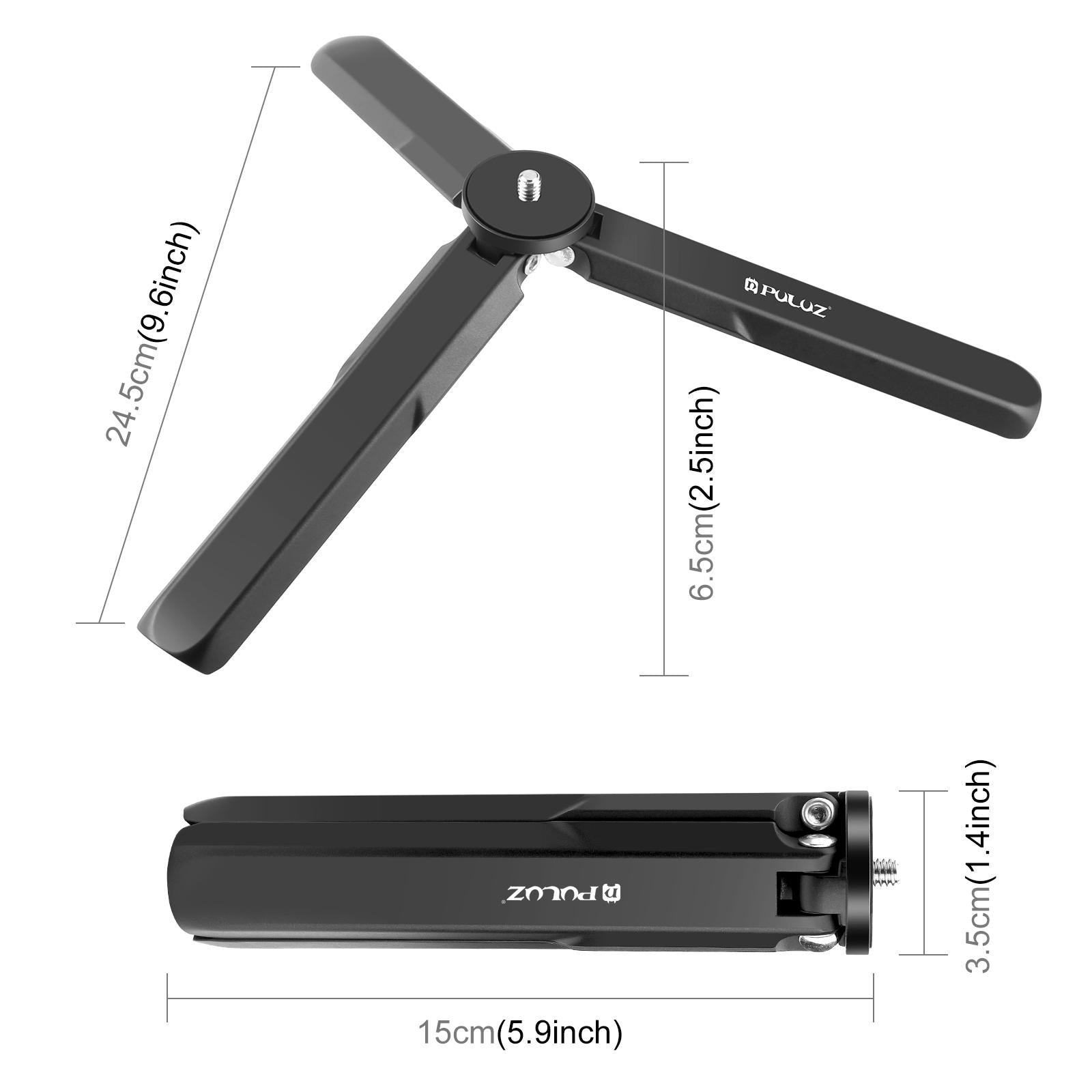 Lightweight Tripod for Dji Pocket 3 and Insta360 X4 - Aluminum Alloy 5