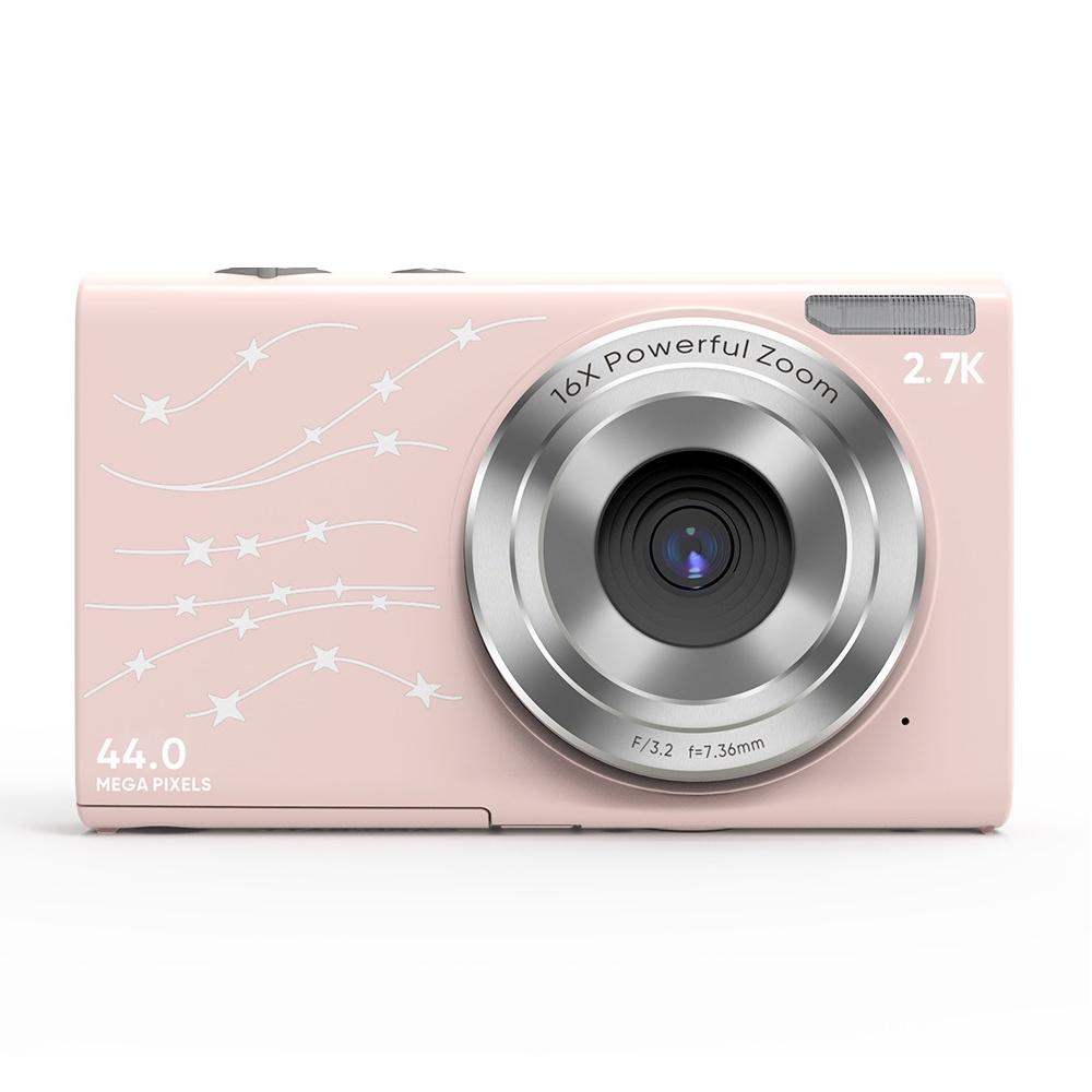Full Hd 1080p Digital Camera with 44mp 16x Zoom - 2.4 Inch Screen for Children - Black 9