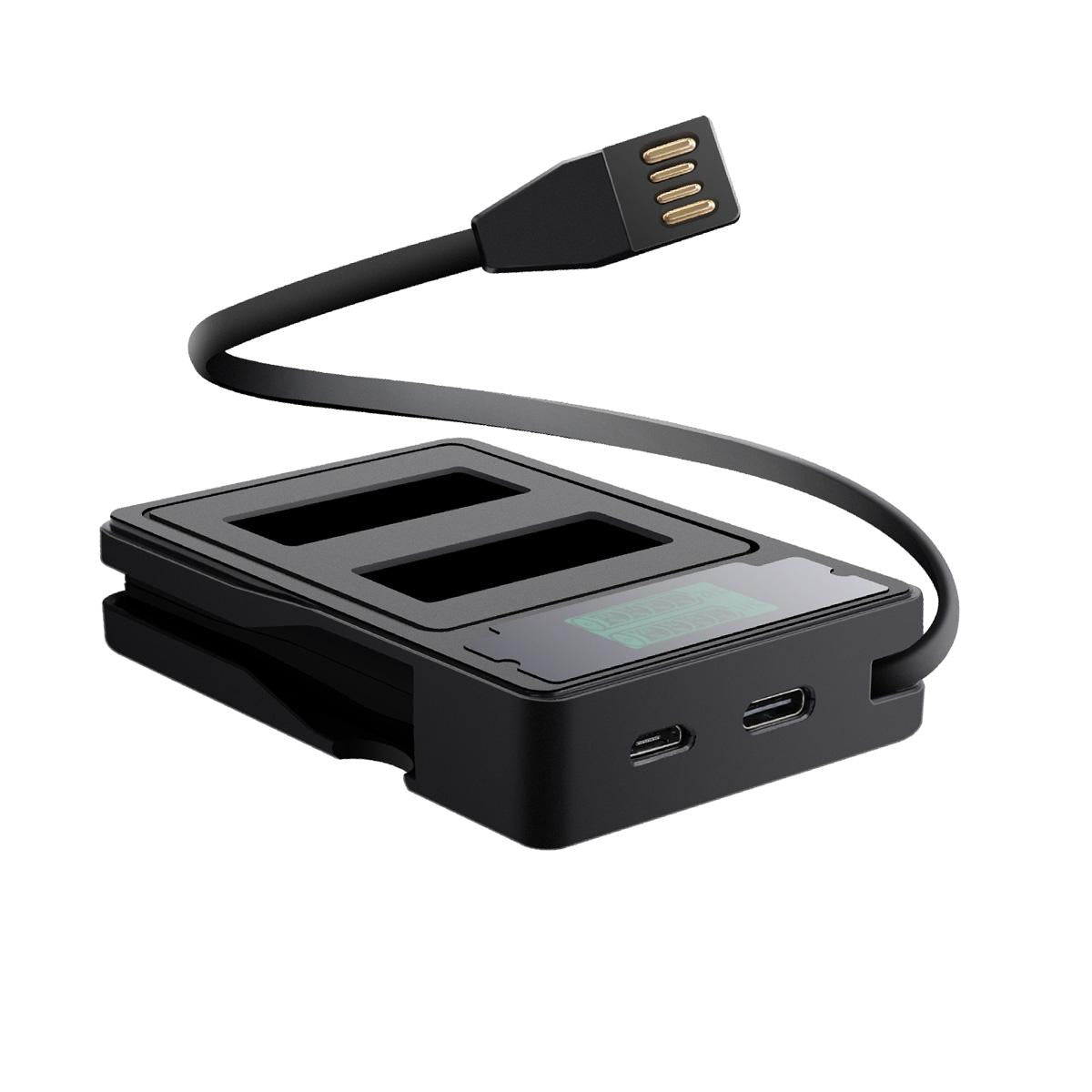 Gopro Hero9 Dual Battery Charger with Lcd Screen 3