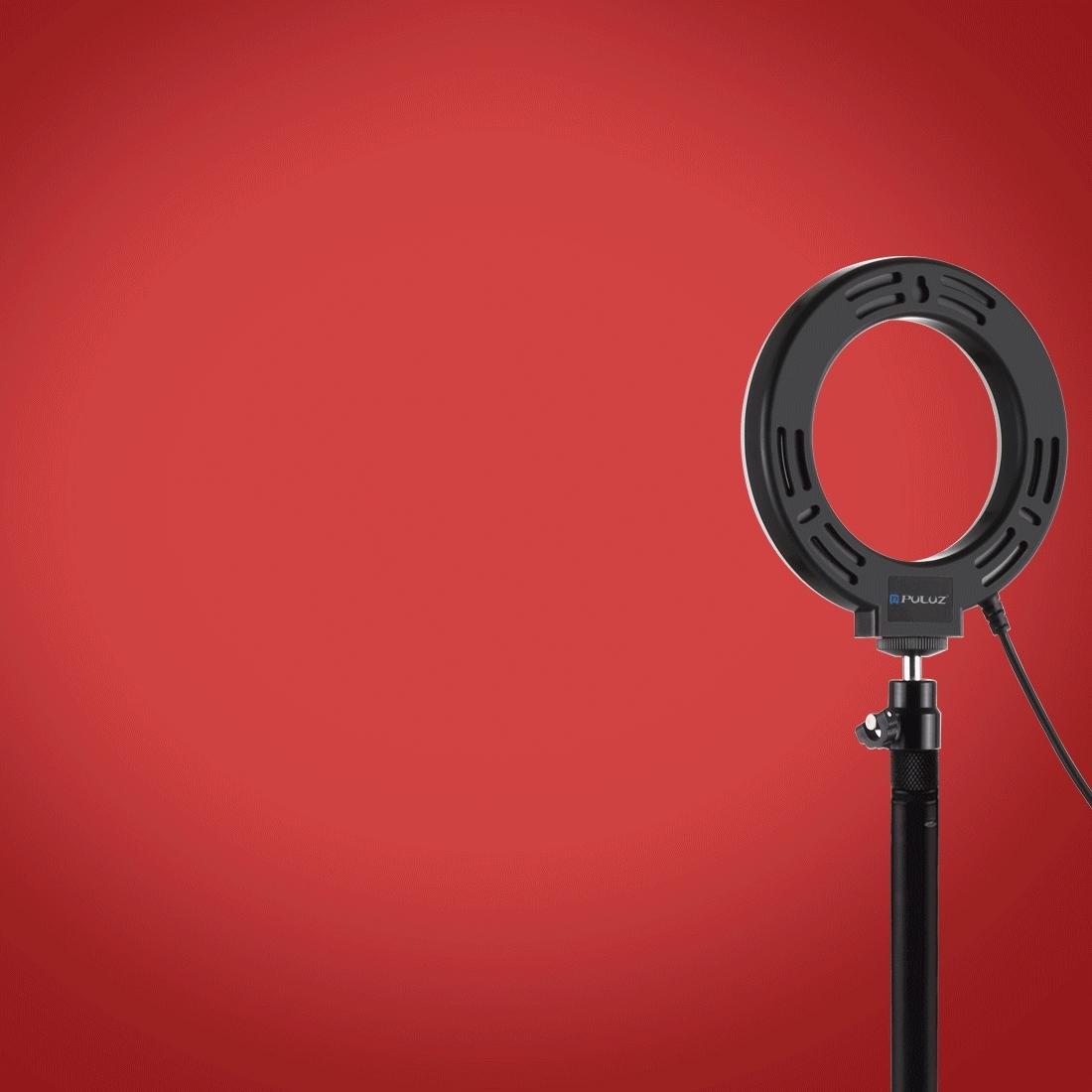 10 Mode Usb Led Ring Light with Tripod Mount and Cold Shoe Ball Head - 4.7 Inch Diameter 8