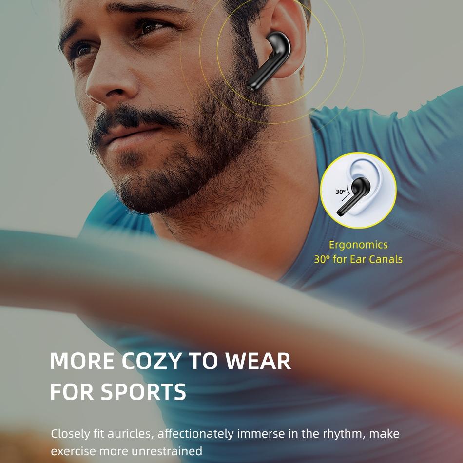 Wireless T15p Sports Headset with Led Display and Charging Case 10