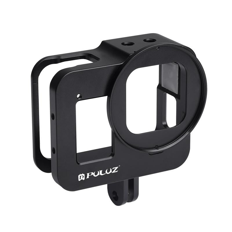Aluminum Protective Cage with 52mm Uv Lens for Gopro Hero8 3