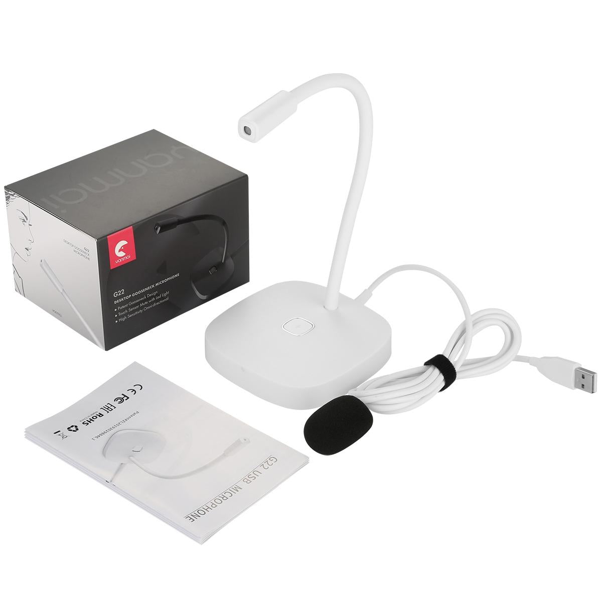 Desktop Usb Microphone For G22 Computers - Black 3