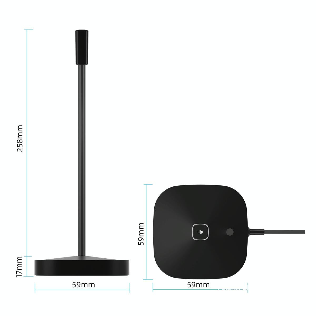 Desktop Usb Microphone For G22 Computers - Black 11